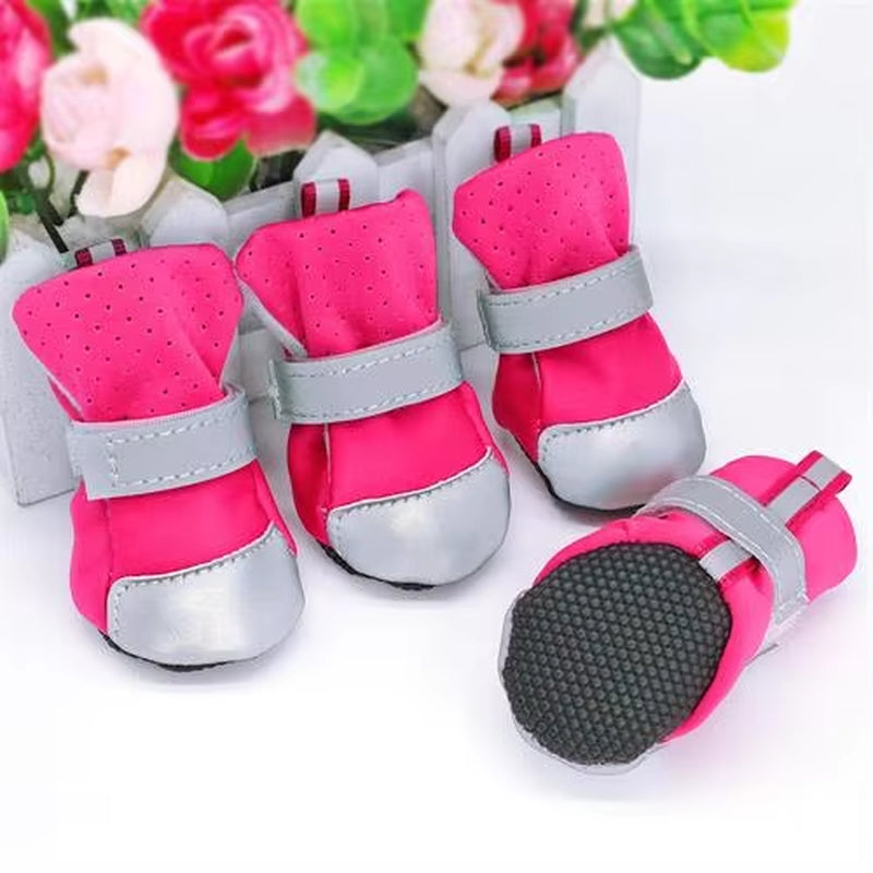 Waterproof Dog Shoes Warm Pet Winter Dogs Shoes Socks Reflective Anti-Slip Rain Snow Boots Booties for Small Dogs Cats Chihuahua