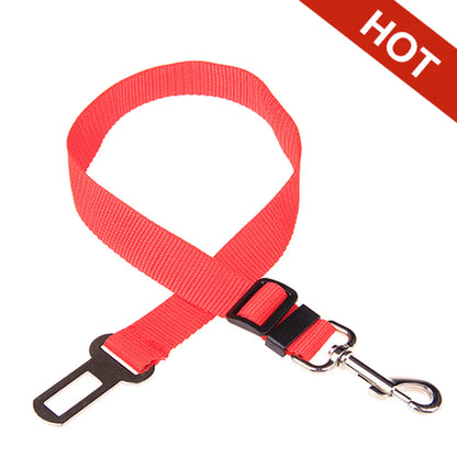 Adjustable Pet Cat Dog Car Seat Belt Pet Seat Vehicle Dog Harness Lead Clip Safety Lever Traction Dog Collars Dogs Accessoires